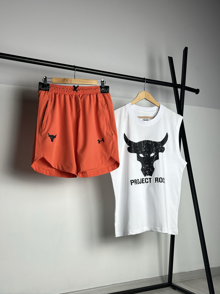Buffalo Cotton Sleeveless T-shirt & Rank G2 Micro Shorts Combin  |  1033