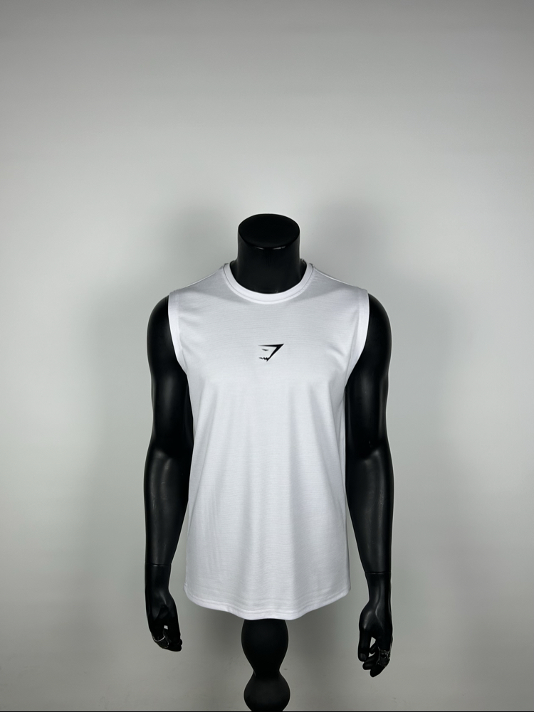 Tinka White Performance Sleeveless T-shirt  |  1031