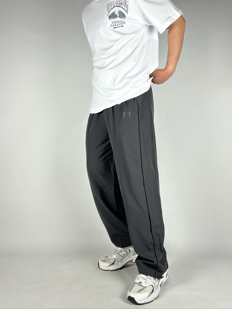 Wide Anthracite Baggy Fresh Fabrics Sweatpants  |  1038