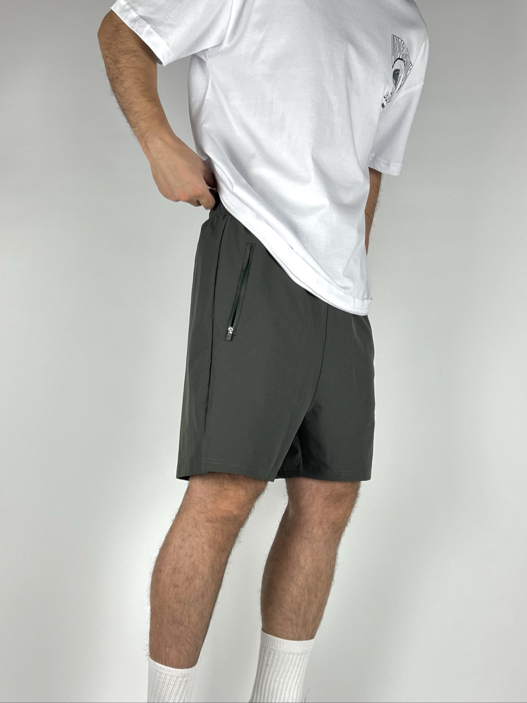 Zieri Khaki  Micro Shorts  |  1020