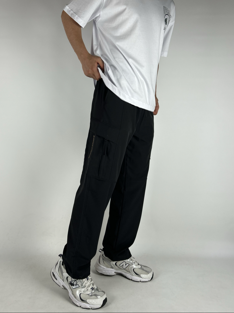 Ruin Black Baggy Fresh Fabrics Sweatpants  |  1038
