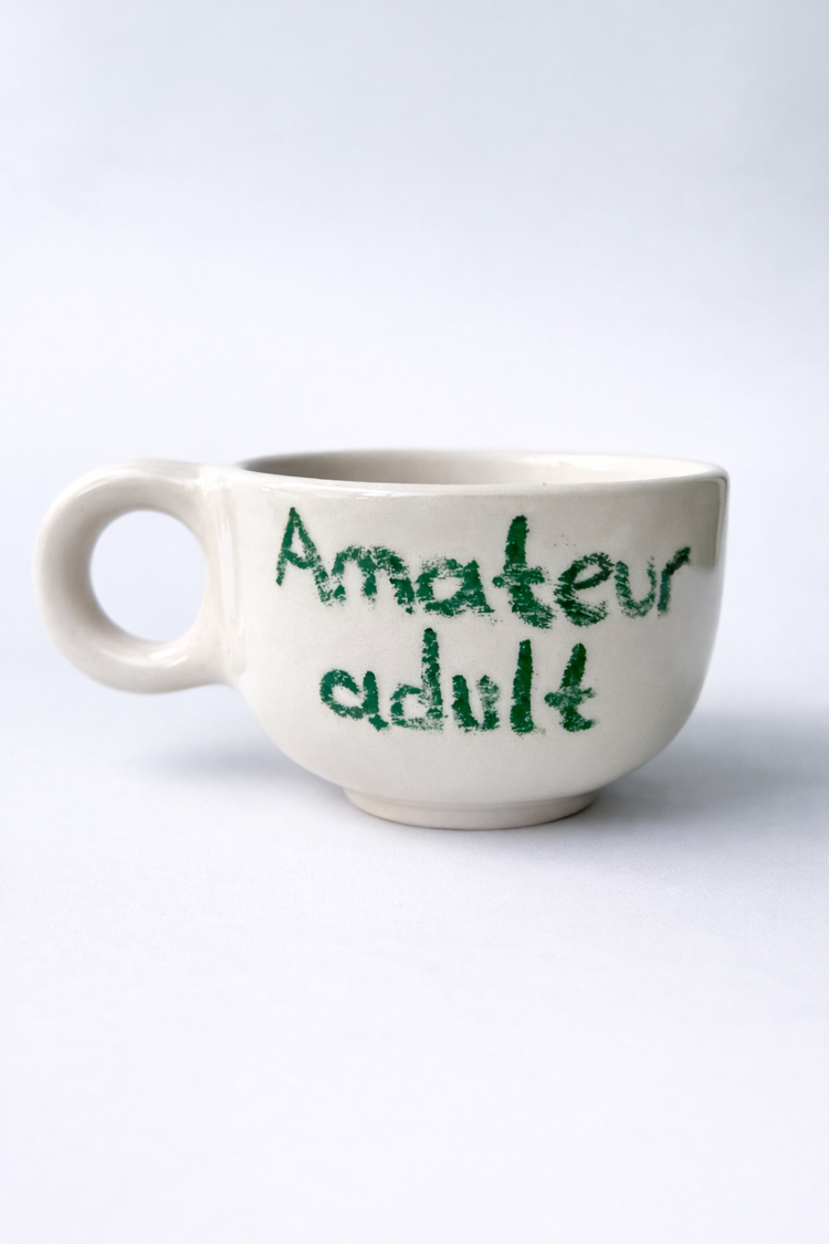 “Amateur Adult” Ceramic Mug