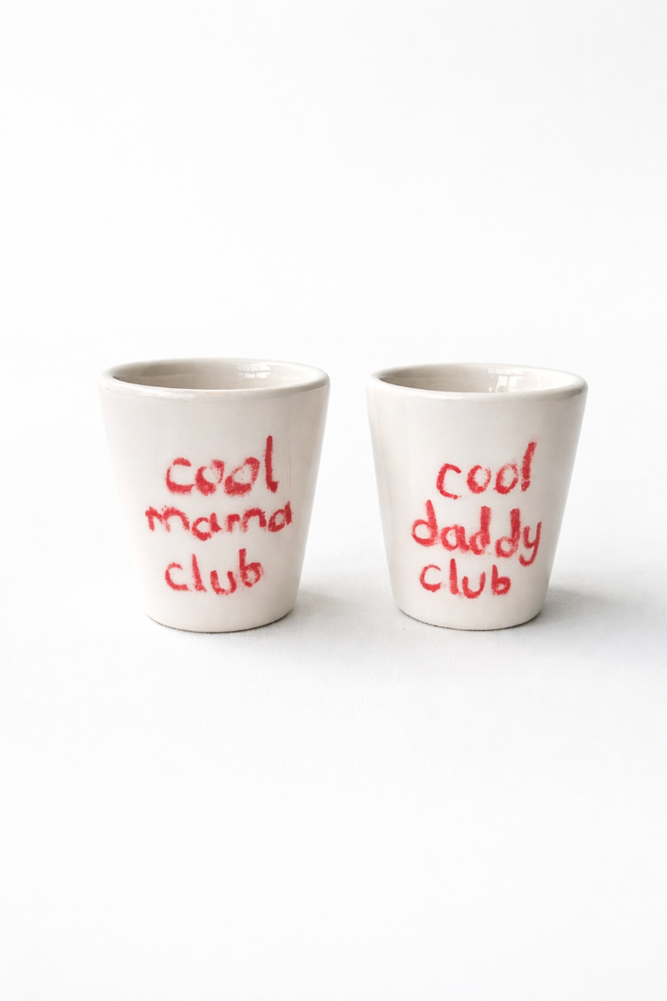 Cool Mama Club & Cool Daddy Club Espresso Set