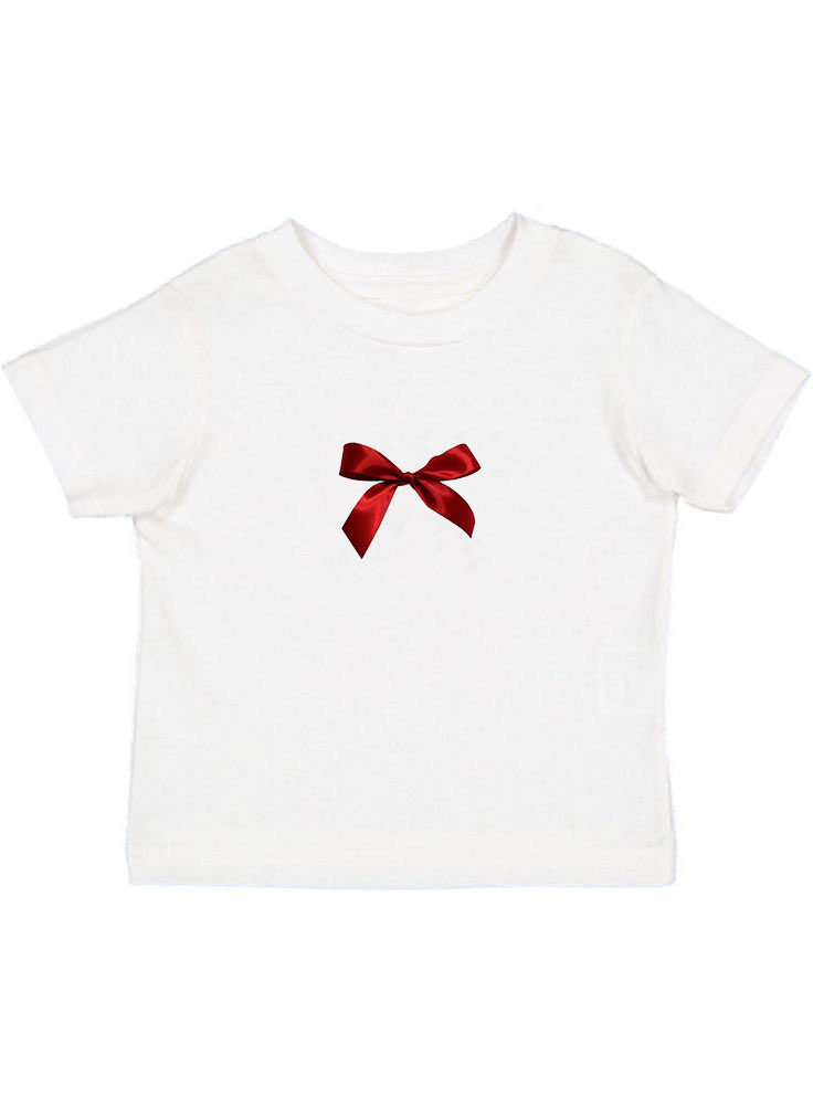 Kurdele baskılı Baby Tee