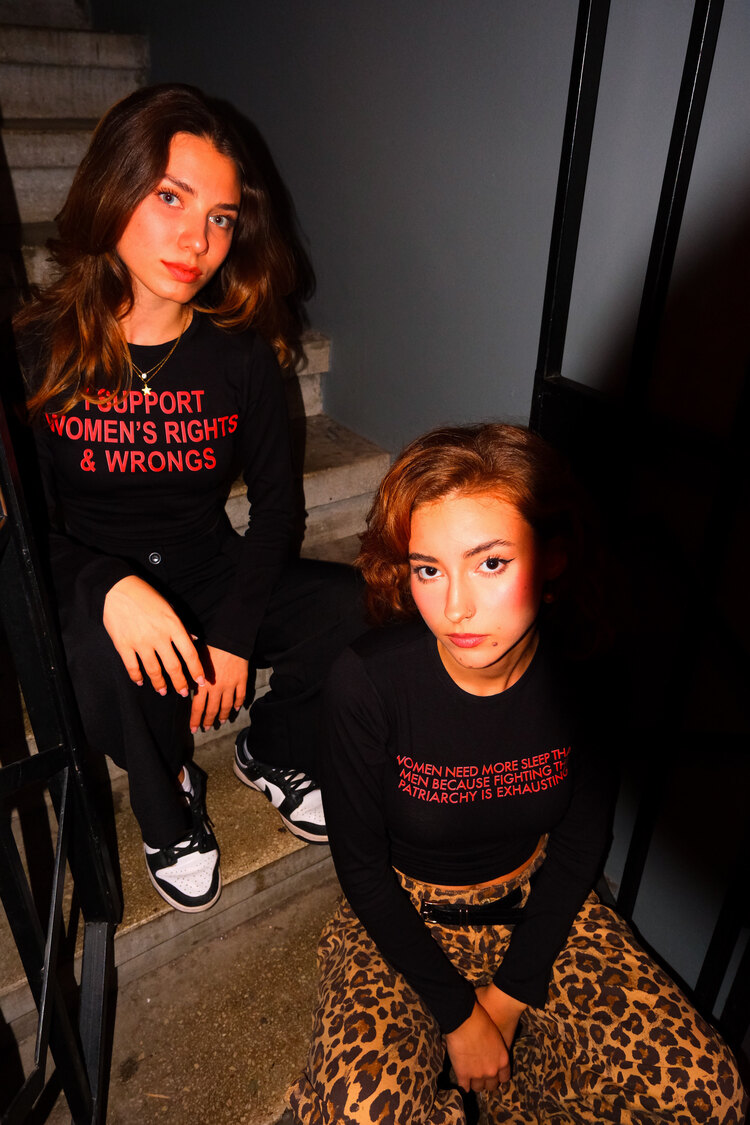 I Support Women - Uzun kollu body