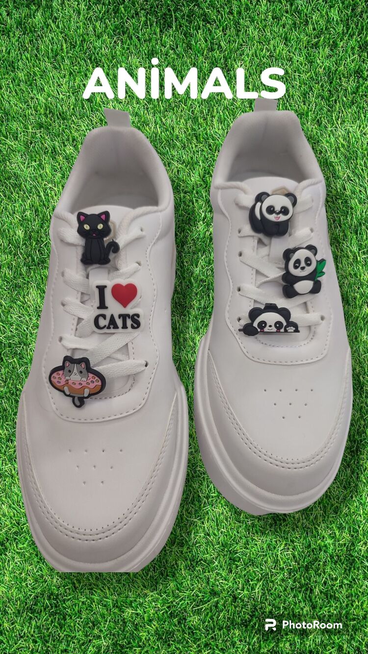 1000 adet Karışık paket Sneakers süsleri