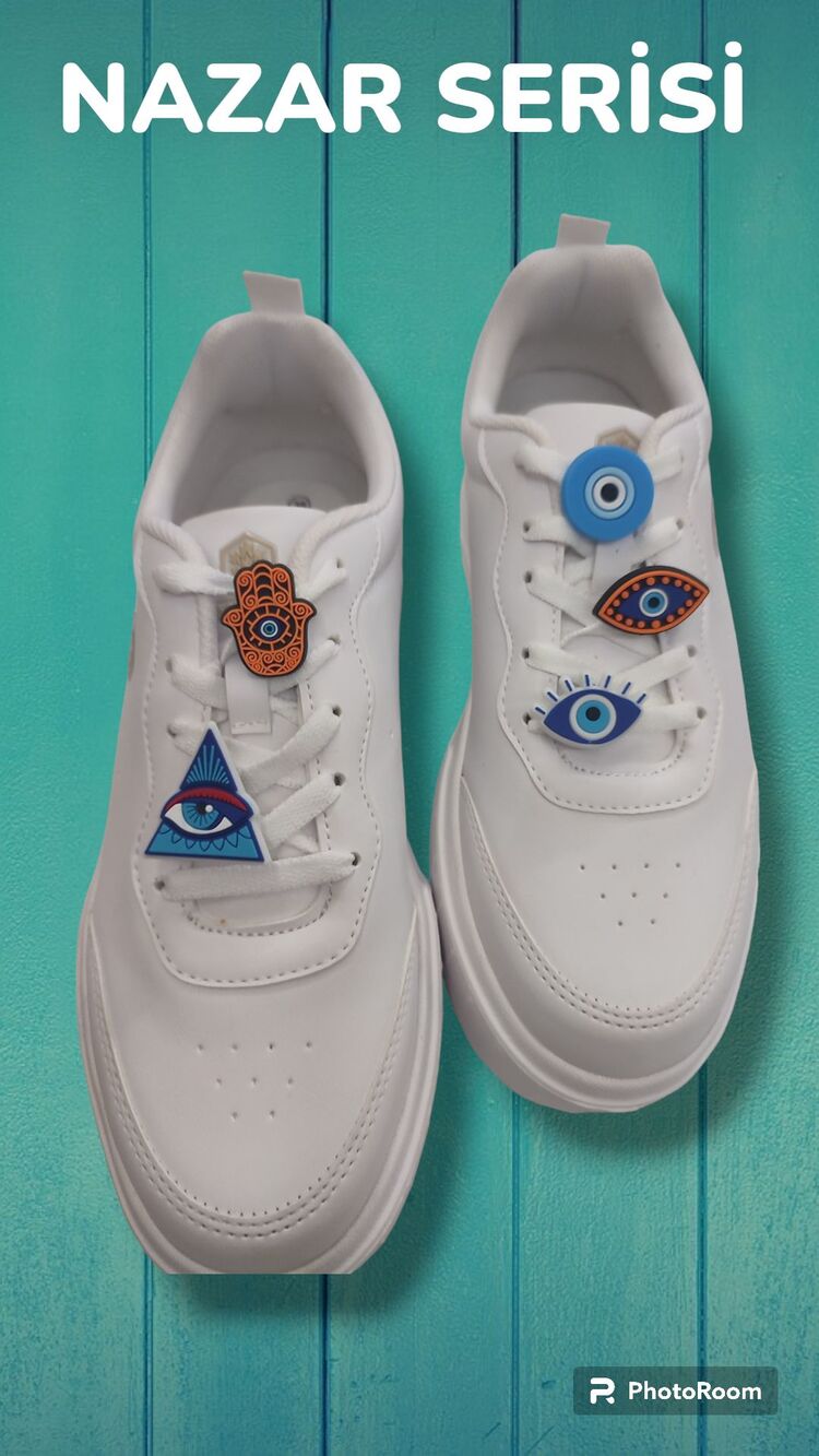1000 adet Karışık paket Sneakers süsleri