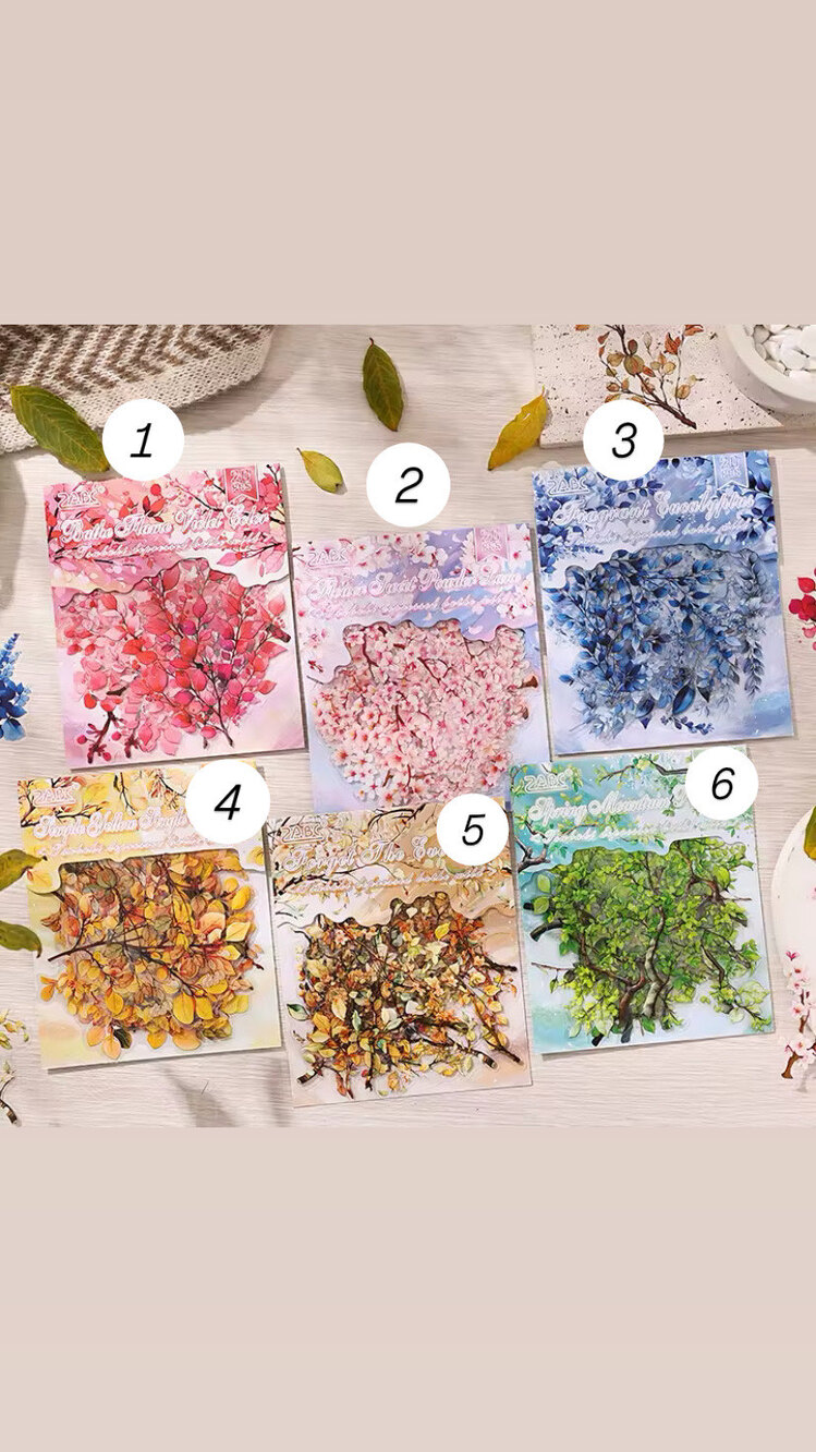 Ağaç dalları pet stickerler 