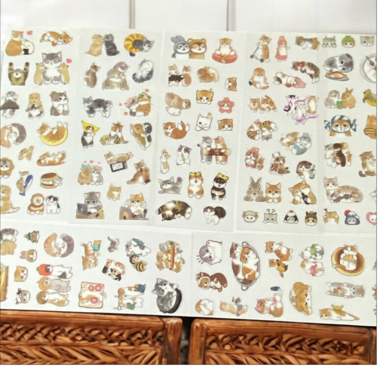 Sevimli karikatür hayvanlar Sticker