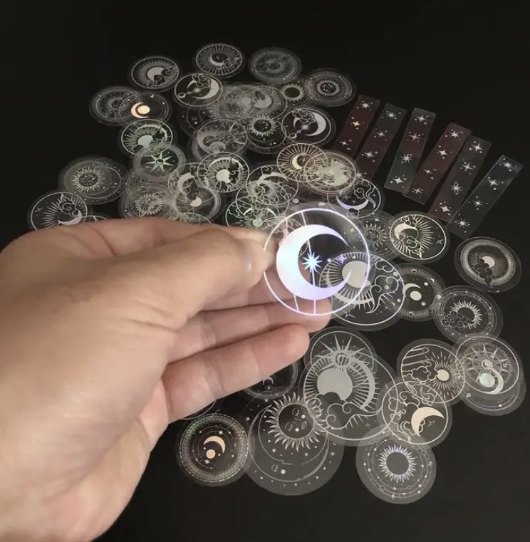 Şeffaf Holografik Lazer Stıcker
