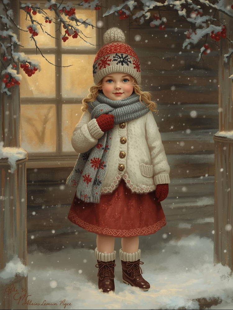Chrıstmas Doll Vintage 