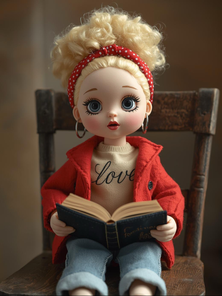 12 adet Cutie Doll Scrapbook set