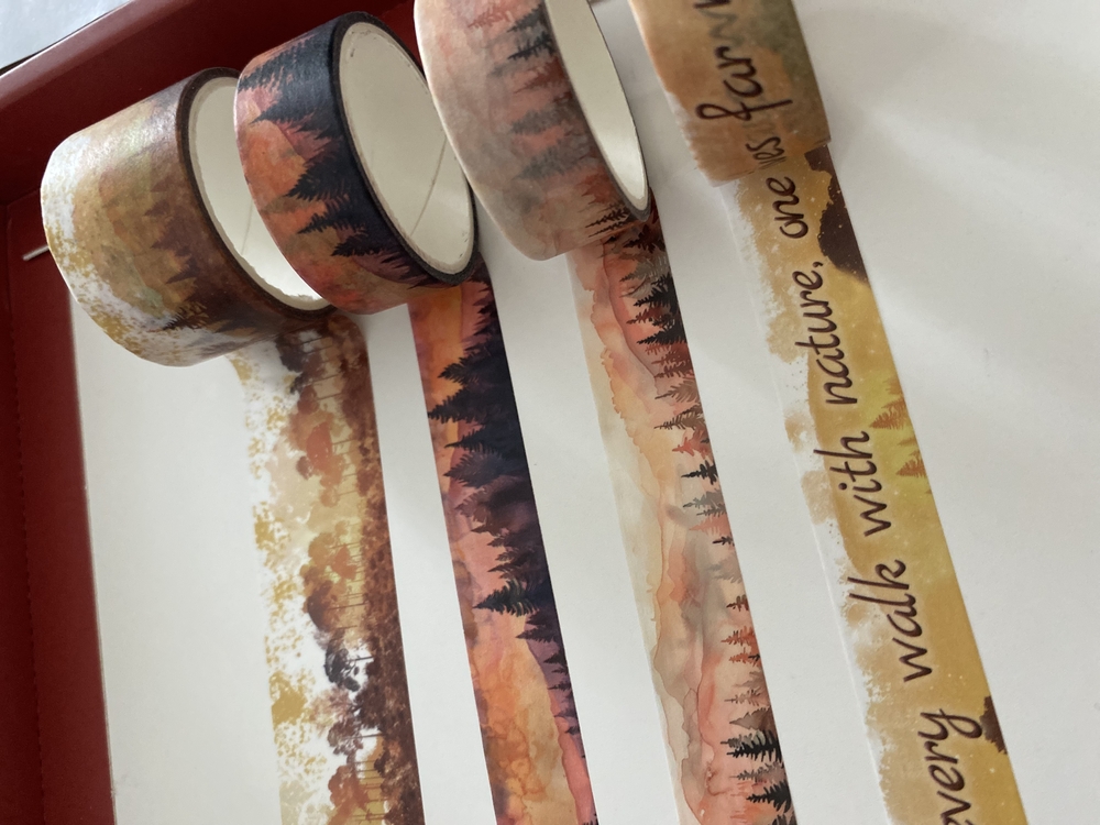 4 adet Washi tape 