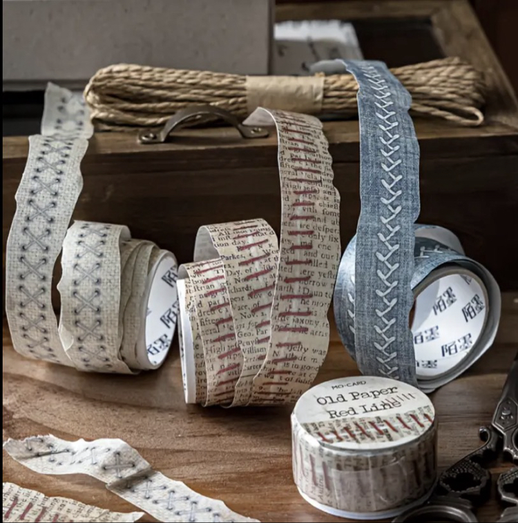 Yırtma dikiş serisi Washi tape 