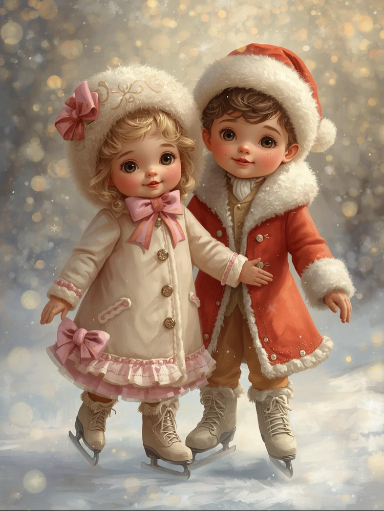 Chrıstmas Doll Vintage 