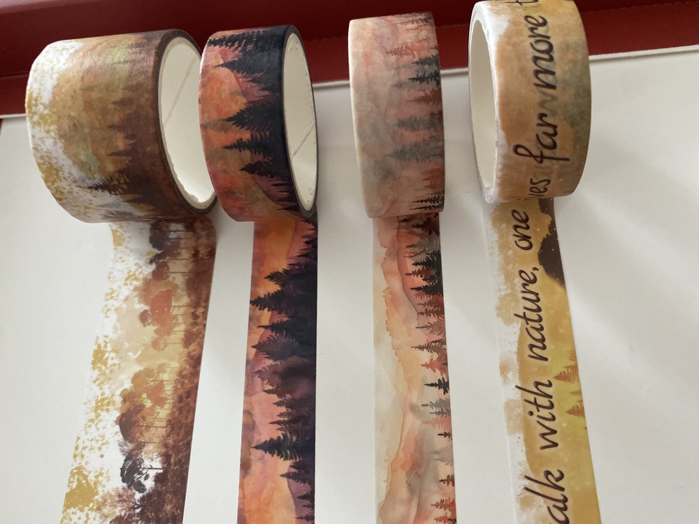 4 adet Washi tape 