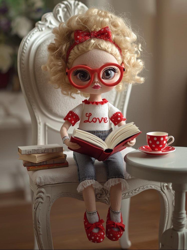 12 adet Cutie Doll Scrapbook set