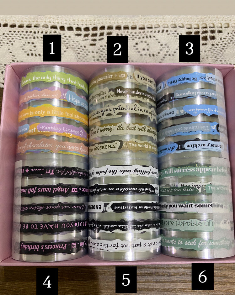 Kendinden kesimli yazılar pet Tape