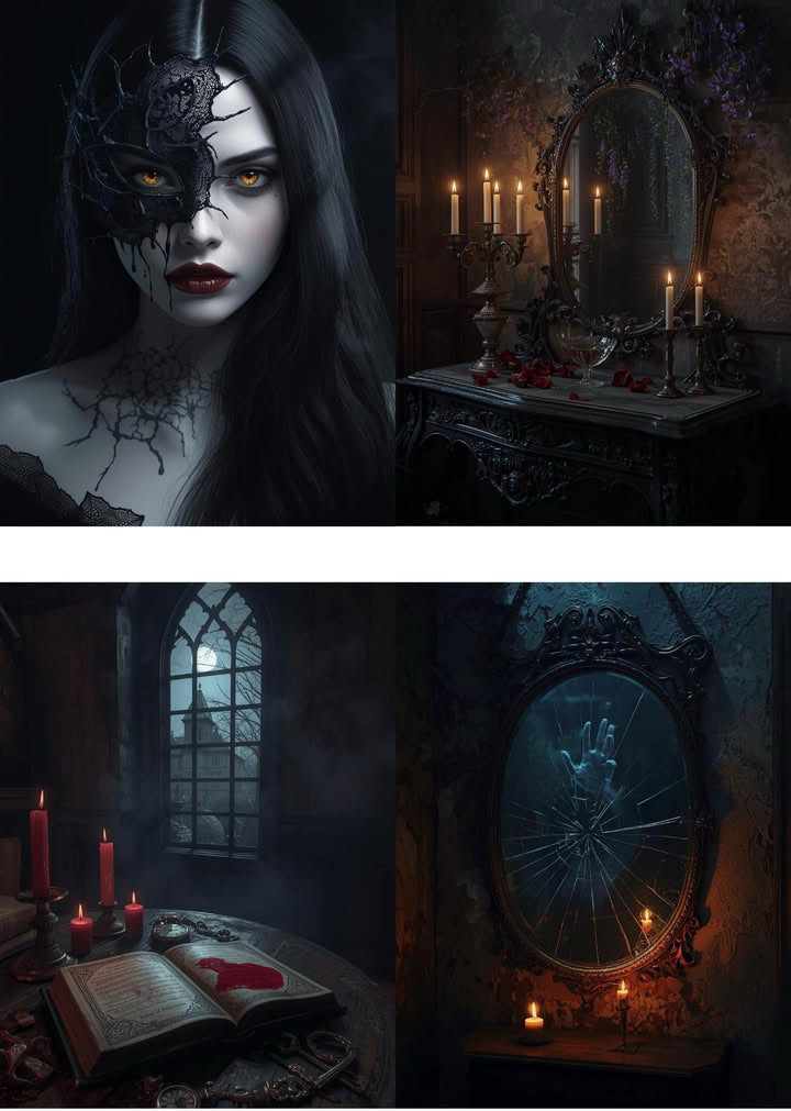 28 farklı görsel black gotik set