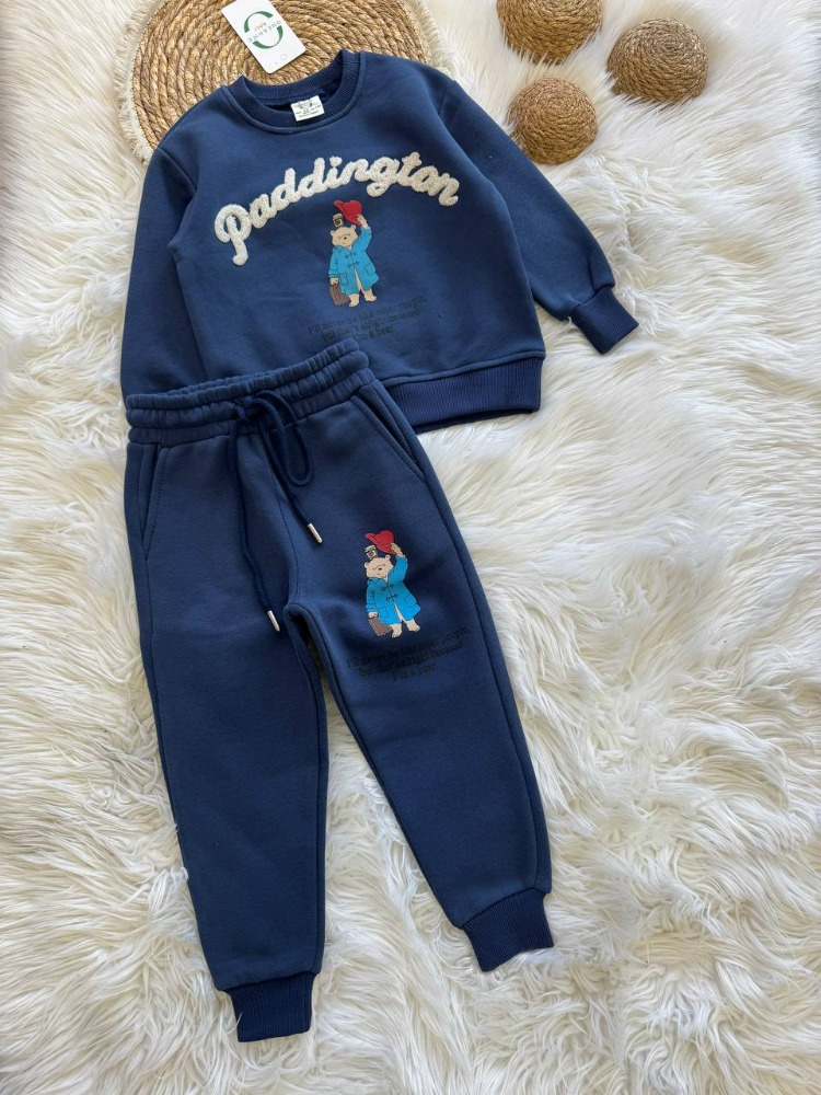 Paddington Baskılı Premium Çocuk Üstü – Yumuşak Dokulu, Günlük ve Şık