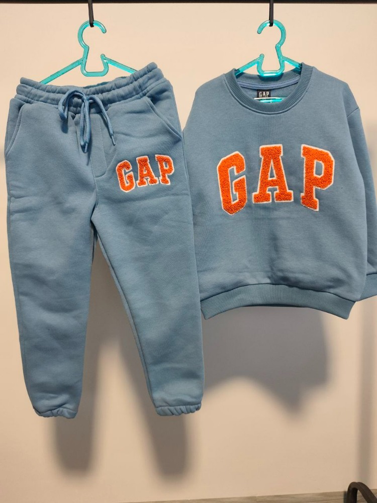 GAP Yazılı Mavi Çocuk Eşofman Takımı