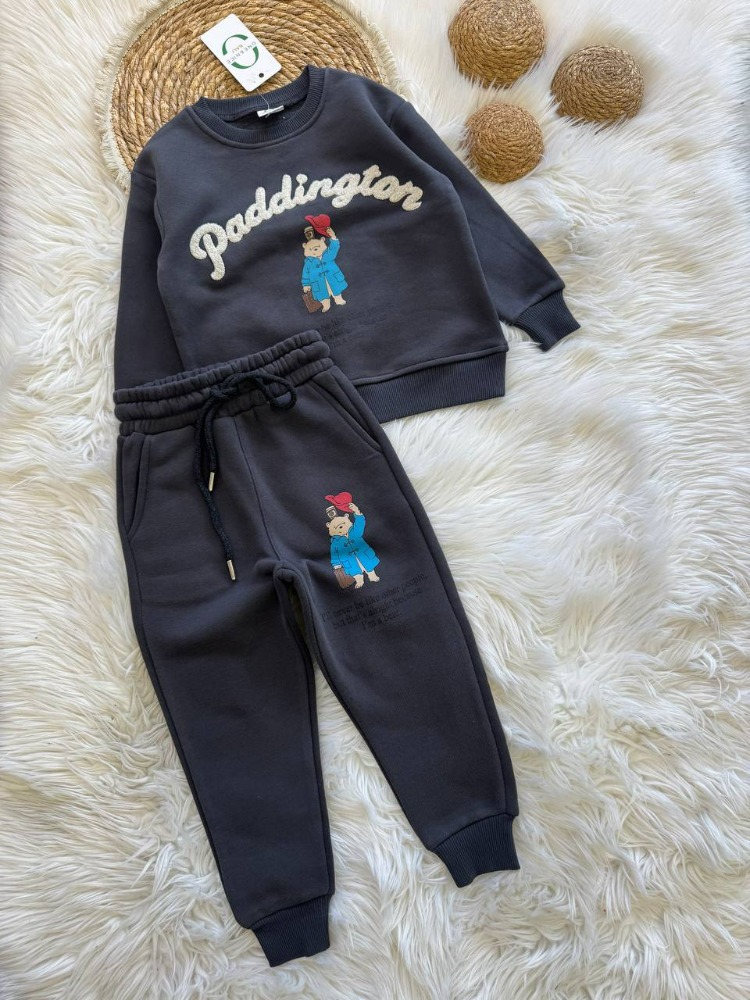 Paddington Baskılı Premium Çocuk Üstü – Yumuşak Dokulu, Günlük ve Şık