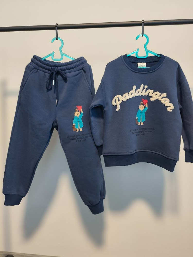 Paddington Baskılı Premium Çocuk Üstü – Yumuşak Dokulu, Günlük ve Şık