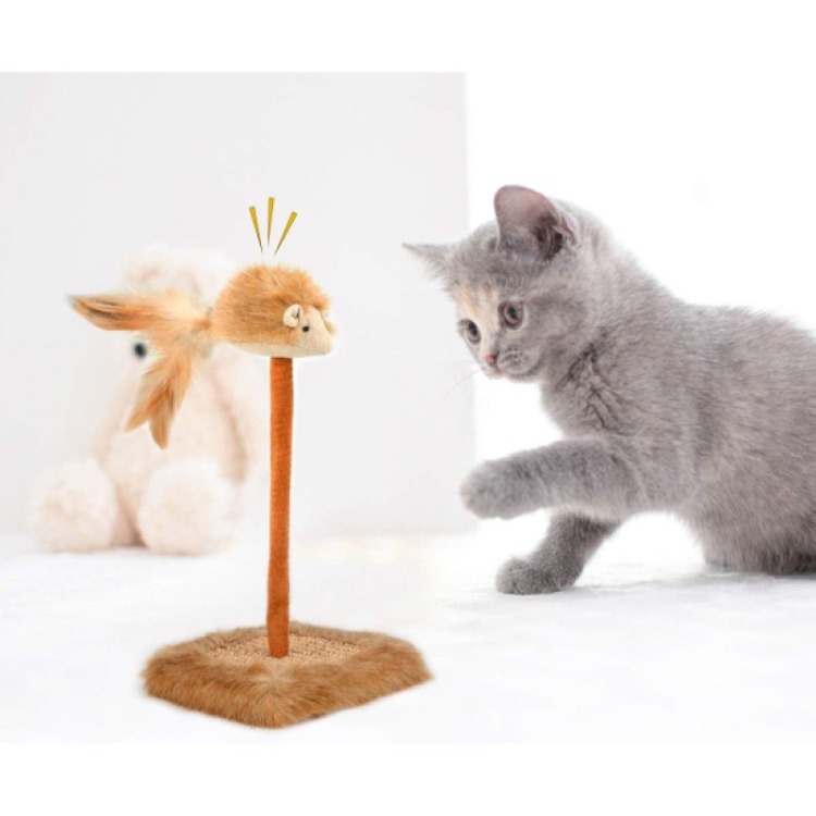 Sesli Oyuncaklı Kedi Tırmalama Tahtası