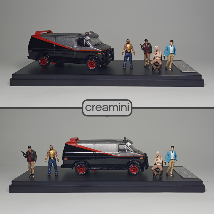 1:64 The A Team Figür Set