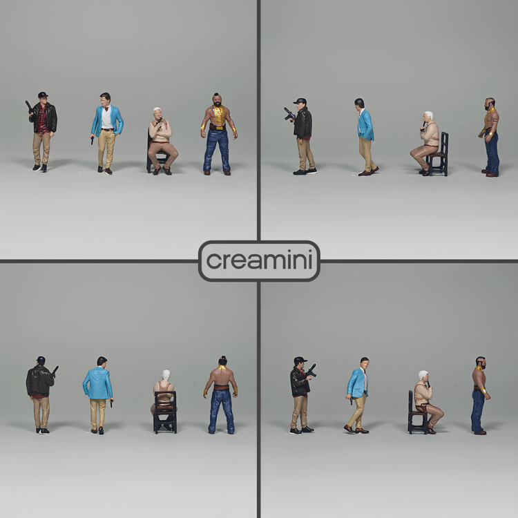 1:64 The A Team Figür Set