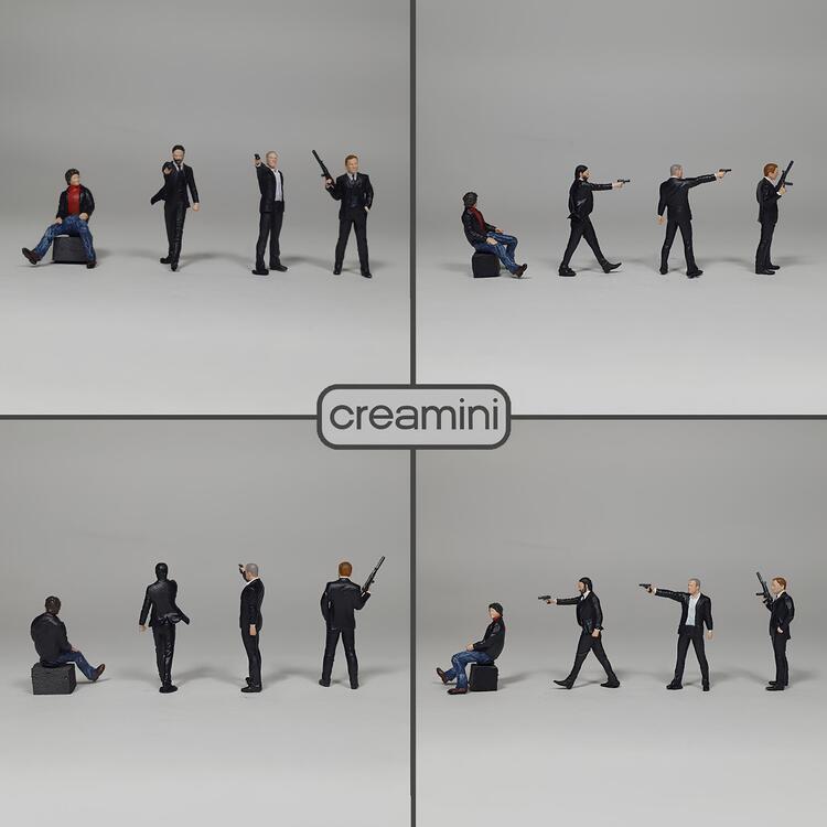 1:64 Movie Gentlemen Figür Set