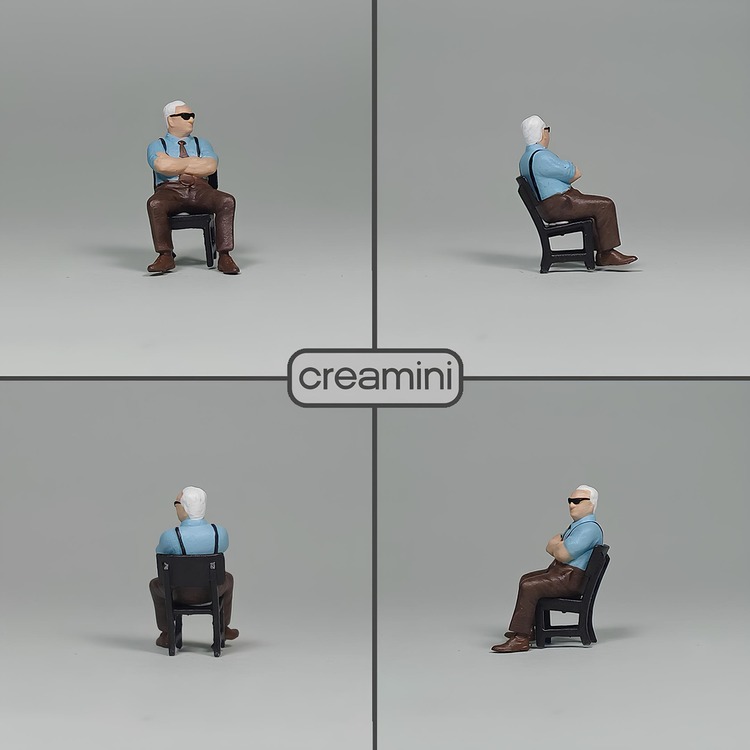 1:64 Enzo Ferrari Figür Set