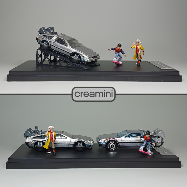 1:64 Ölçek "Back To The Future" 2 Film Figür Seti