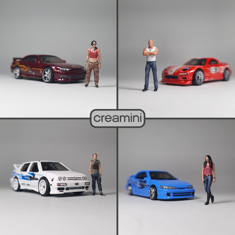 1:64 Fast And Furious Family 1 Figür Set