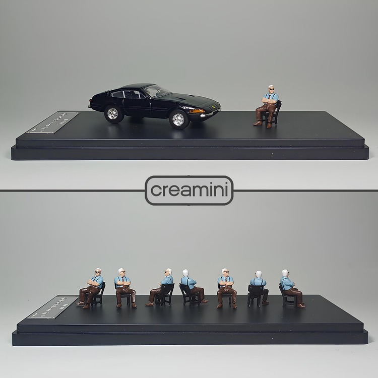 1:64 Enzo Ferrari Figür Set