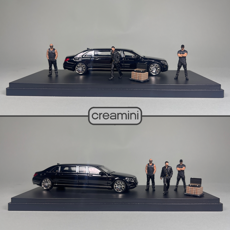 1:64 Black Syndcate Figür Set 