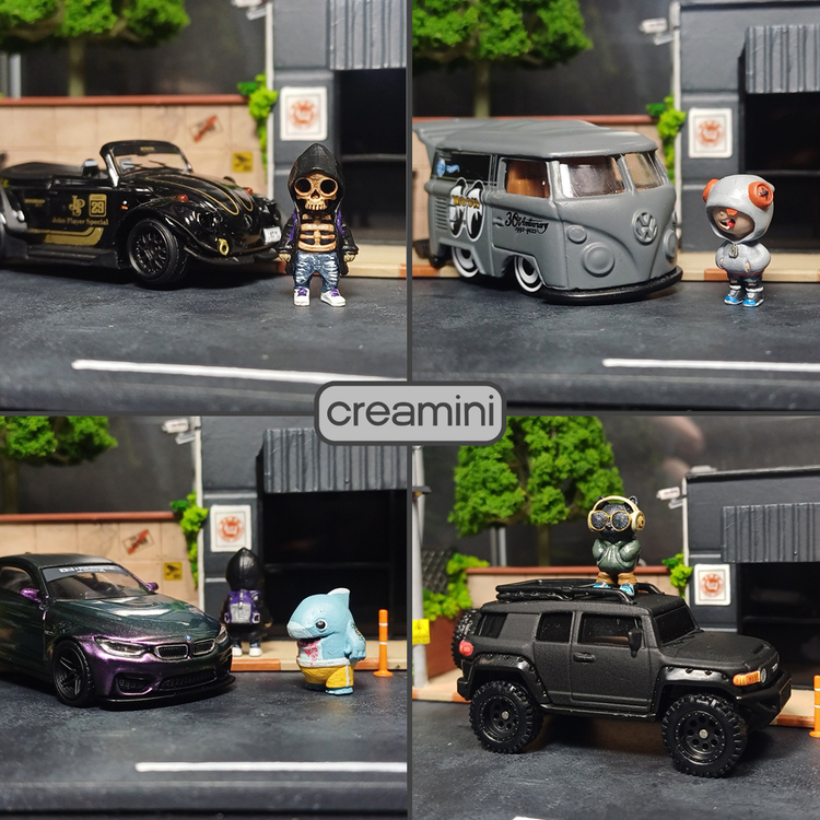 1:64 Weeny Boyz Figür Set 