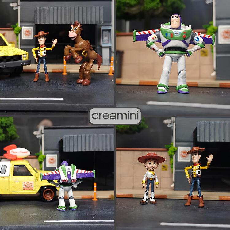 1:64 Toy Story Figür Set 