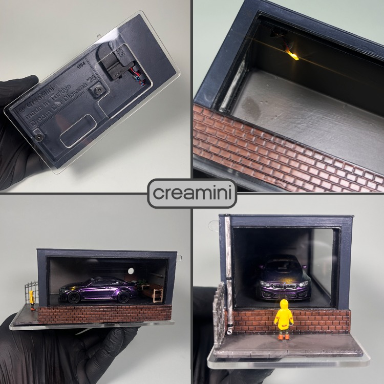 1:64 Hot Wheels Premium Blister Uyumlu Case