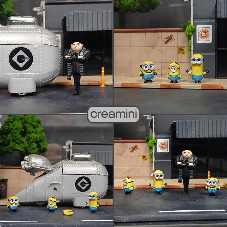 1:64 The Minions Figür Set 