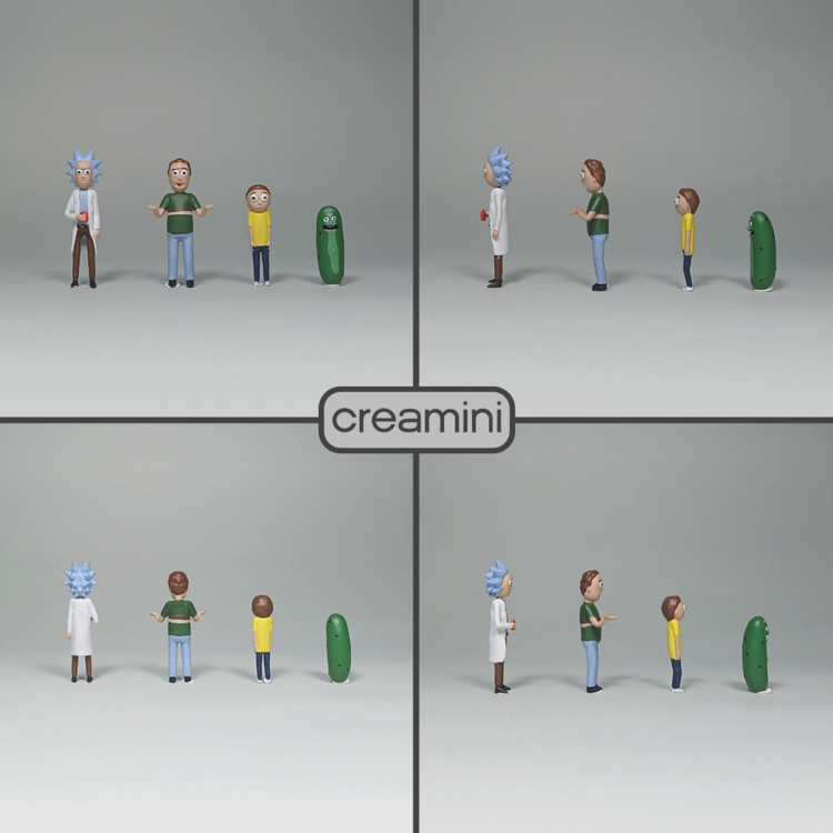 1:64 Rick And Morty Figür Set