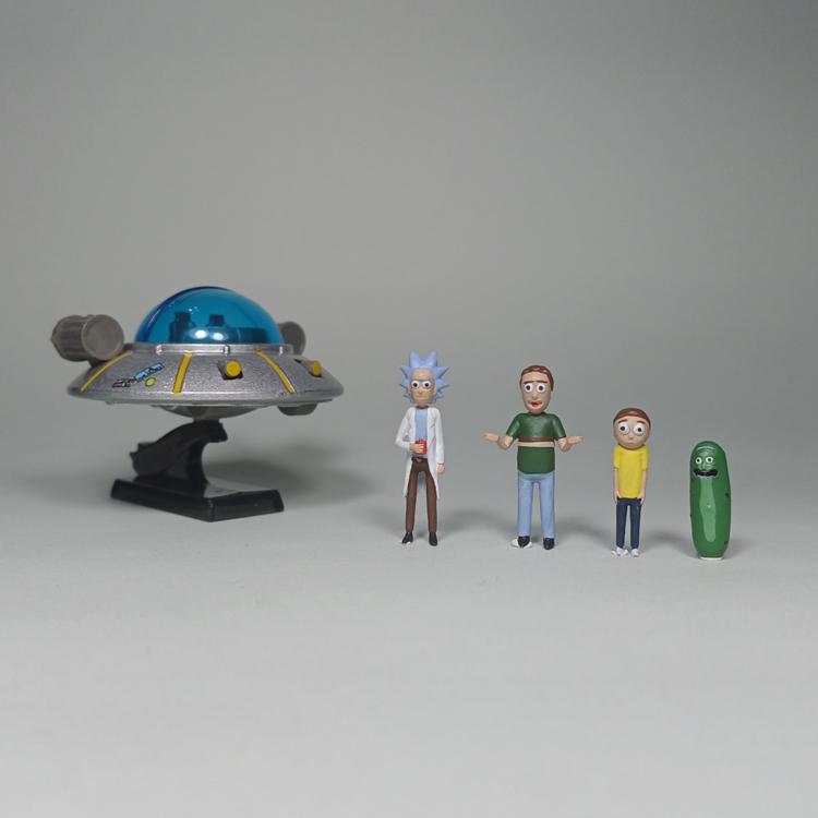 1:64 Rick And Morty Figür Set