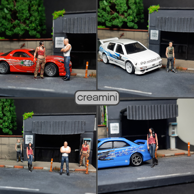 1:64 Fast And Furious Family 1 Figür Set