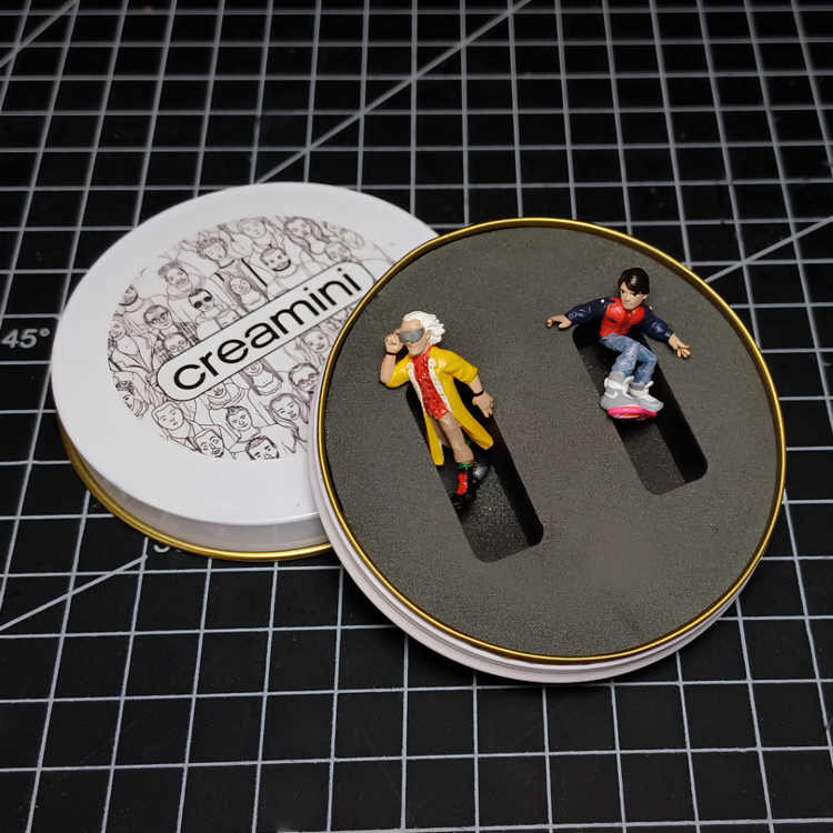 1:64 Ölçek "Back To The Future" 2 Film Figür Seti