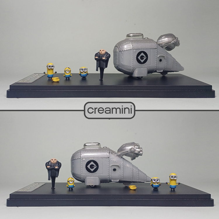 1:64 The Minions Figür Set 
