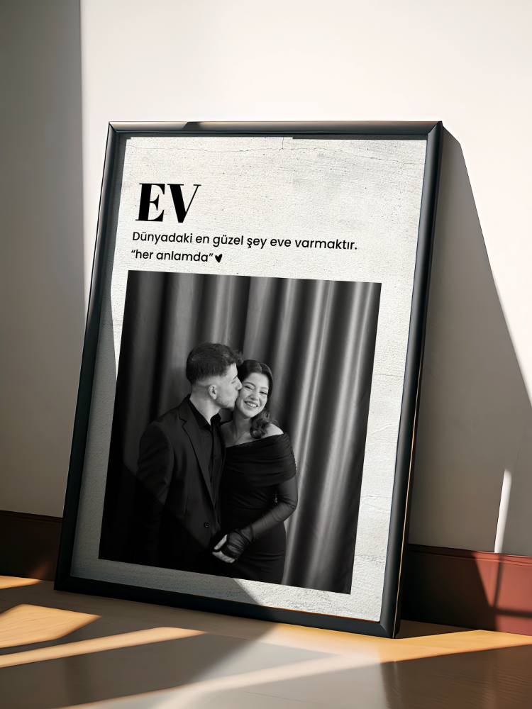 Kalbin Durakladığı Yer: Ev. Poster Tasarımı