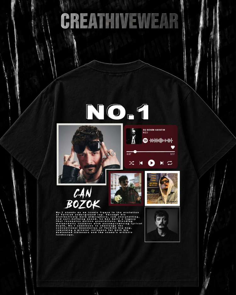 NO.1 Oversize Tişört