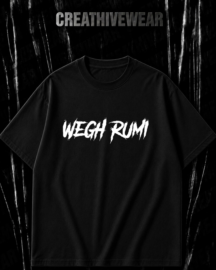 WEGH Özel Tasarım Oversize Rap Tişört – Premium Streetwear