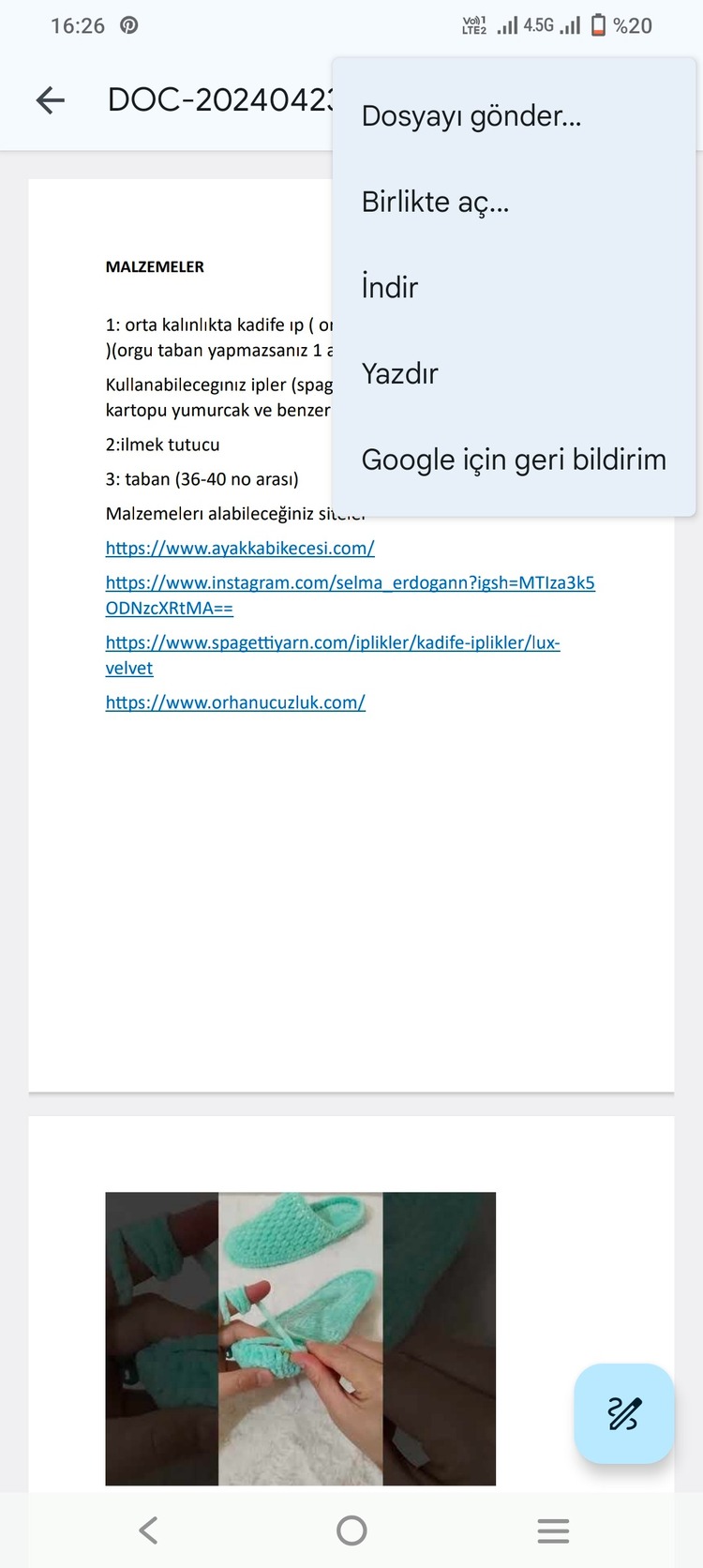 PDF  tarif bebek pandufu 
