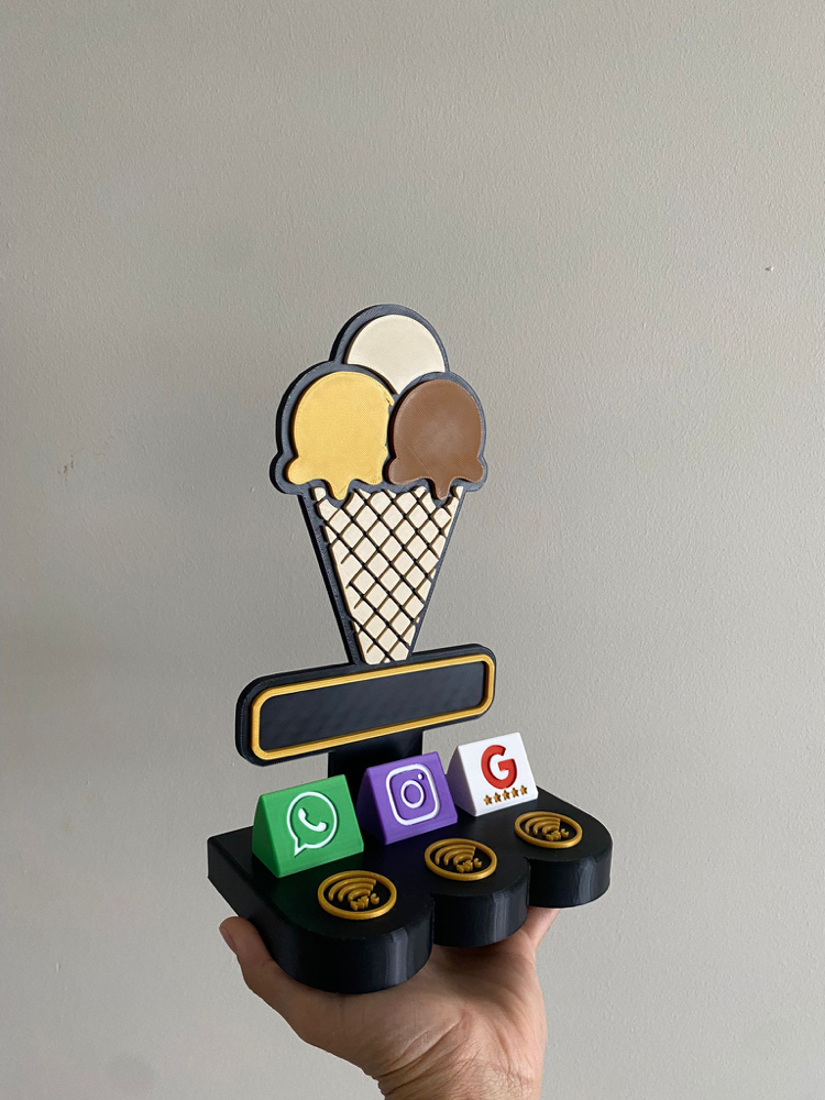 NFC Kişiye özel masaüstü Takipçi Stand 